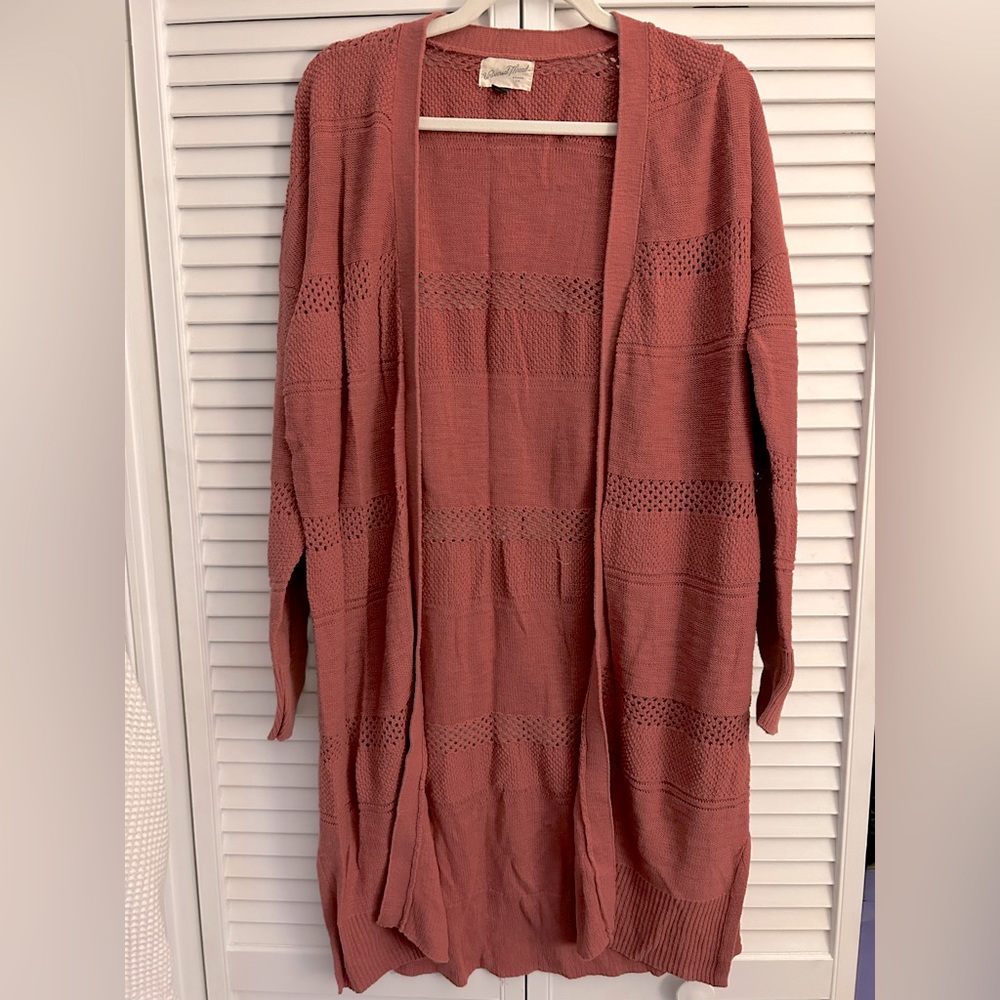 Cardigan - 100% cotton knit